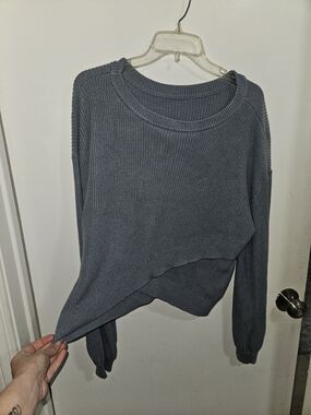 Lululemon Classic Crewneck Ribbed Sweater - Slate Blue